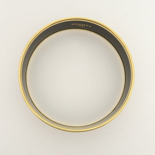 Bracelet Hermès - Bracelet jonc en émail imprimé 58 Facettes e66l8alj12