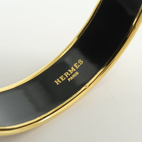 Bracelet Hermès - Bracelet jonc en émail imprimé 58 Facettes e66l8alj12
