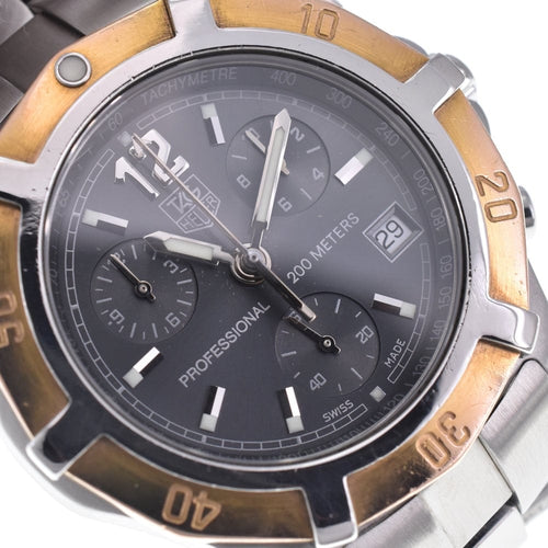 Montre TAG Heuer - Montre Professional 200M Chronographe à quartz en acier inoxydable 58 Facettes c112pmugdo