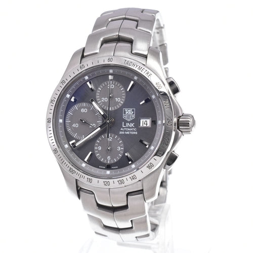 Montre TAG Heuer - Montre Link chronographe automatique en acier inoxydable 58 Facettes wncqgdnrx6