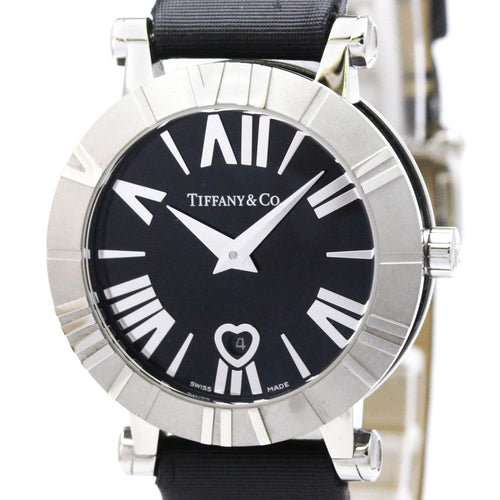 Montre Tiffany & Co. - Montre Atlas à quartz, acier inoxydable et satin 58 Facettes ljcqjer7gy