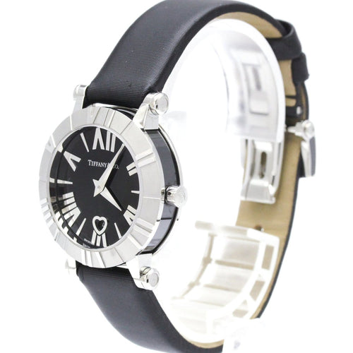 Montre Tiffany & Co. - Montre Atlas à quartz, acier inoxydable et satin 58 Facettes ljcqjer7gy