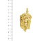 Pendentif Pendentif visage du Christ en or jaune 18 ct, rubis et diamants 58 Facettes 40105