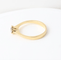 Bague 51 Bague solitaire en or jaune 18k avec diamant de 0,28 ct 58 Facettes 129540E