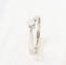 Bague 51 Bague solitaire en or blanc 18k avec diamant naturel de 0,10 ct 58 Facettes 129540D