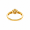 Bague 55 Bague marguerite ancienne en or jaune 18 carats avec diamants 58 Facettes Bague Marguerite Ancienne en Or Jaune 18 Carats et Diamants