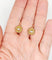 Boucles d'oreilles Dormeuses victoriennes en or rose 18k, diamants taille rose (vers 1880) 58 Facettes A07974