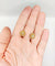 Boucles d'oreilles Dormeuses victoriennes en or rose 18k, diamants taille rose (vers 1880) 58 Facettes A07974