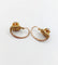 Boucles d'oreilles Dormeuses victoriennes en or rose 18k, diamants taille rose (vers 1880) 58 Facettes A07974