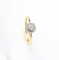 Bague 57 Bague rosace de diamants en or bicolore 18k 58 Facettes 129605A