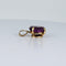 Pendentif Pendentif vintage en or jaune 14k avec améthyste ovale 58 Facettes 2603017