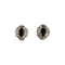 Boucles d'oreilles Boucles d’oreilles puces en or jaune 14k, saphirs bleus et diamants 58 Facettes 2609004