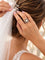 Bague 54 Bague vintage en or 14 carats, perle naturelle, saphirs et diamants 58 Facettes 50549
