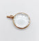 Pendentif Pendentif porte-photo en or rose 18k avec verres facettés, vers 1900 58 Facettes A07973