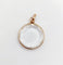 Pendentif Pendentif porte-photo en or rose 18k avec verres facettés, vers 1900 58 Facettes A07973