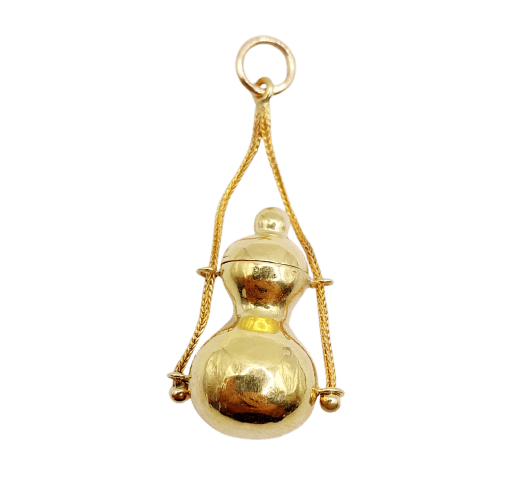 Pendentif Pendentif à parfum ou à poison en or 18k, vers 1920 58 Facettes A07975