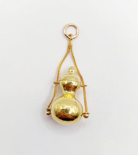 Pendentif Pendentif à parfum ou à poison en or 18k, vers 1920 58 Facettes A07975