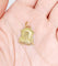 Pendentif Médaille Art déco en or rose 18k, Vierge Marie (vers 1919) 58 Facettes A07976