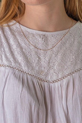 Collier Ginette NY - Collier en or rose 18 carats à maille octogonale 58 Facettes 2730178CN