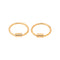 Boucles d'oreilles Boucles d’oreilles créoles en or rose 750 millièmes 58 Facettes 2987163CN
