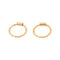 Boucles d'oreilles Boucles d’oreilles créoles en or rose 750 millièmes 58 Facettes 2987163CN