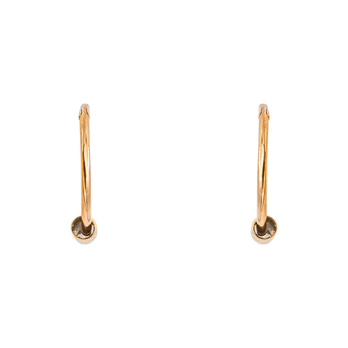 Boucles d'oreilles Boucles d’oreilles créoles en or rose 750 millièmes 58 Facettes 2987163CN
