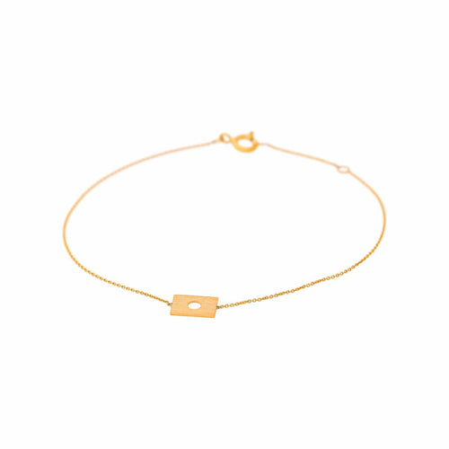Bracelet Bracelet en or rose 750, maille forçat 58 Facettes 3144781CN