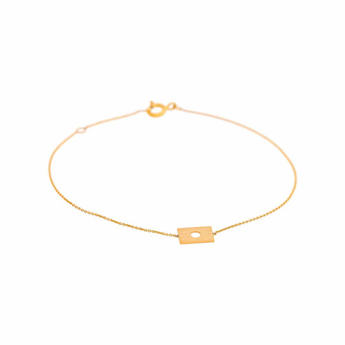 Bracelet Bracelet en or rose 750, maille forçat 58 Facettes 3144781CN