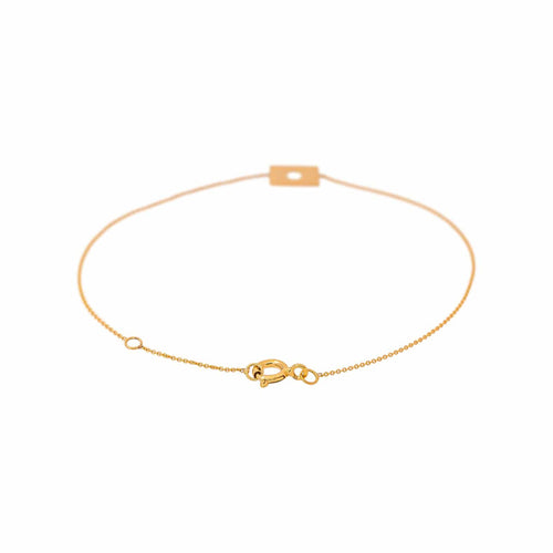 Bracelet Bracelet en or rose 750, maille forçat 58 Facettes 3144781CN