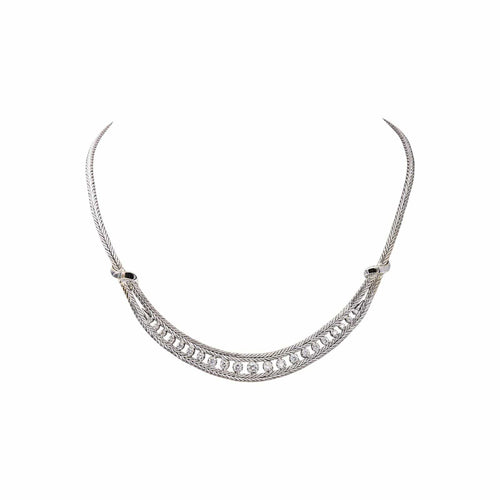 Collier Collier en or blanc 750 millièmes avec diamants 58 Facettes 4980170RV