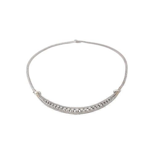 Collier Collier en or blanc 750 millièmes avec diamants 58 Facettes 4980170RV
