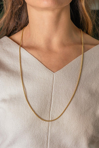 Collier Collier sautoir en or rose 750 millièmes 58 Facettes 5202360CN