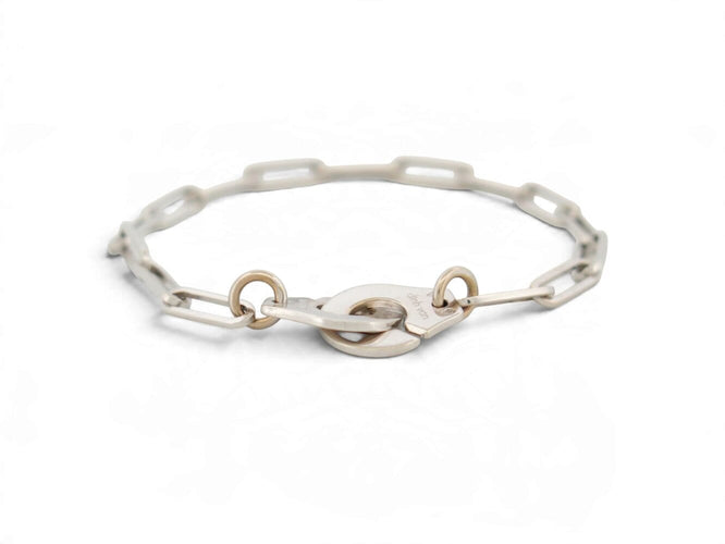 Bracelet Dinh Van - Bracelet Menottes R12 en or blanc 18k, 16 cm, 8,12 g 58 Facettes 277306