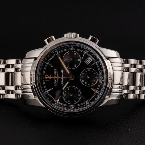 Montre Longines - Montre chronographe Saint-Imier L2.753.4.52.6 58 Facettes TOT-12010