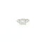 Bague 54 Bague solitaire en or blanc 18k avec diamants, 3,00 ct F/VVS2 58 Facettes 2.18680