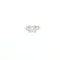 Bague 54 Bague solitaire en or blanc 18k avec diamants, 3,00 ct F/VVS2 58 Facettes 2.18680