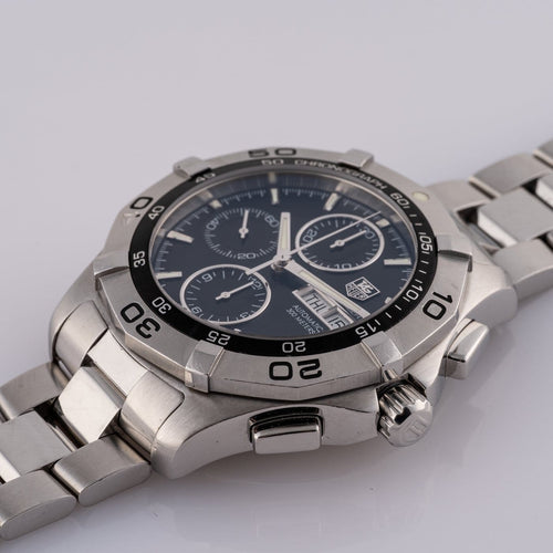 Montre TAG Heuer - Montre Aquaracer chronographe automatique en acier, 44 mm 58 Facettes TOT-12013