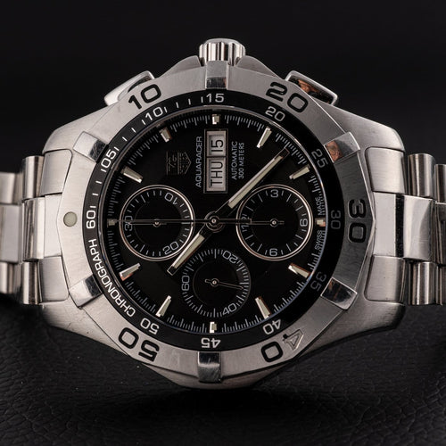 Montre TAG Heuer - Montre Aquaracer chronographe automatique en acier, 44 mm 58 Facettes TOT-12013