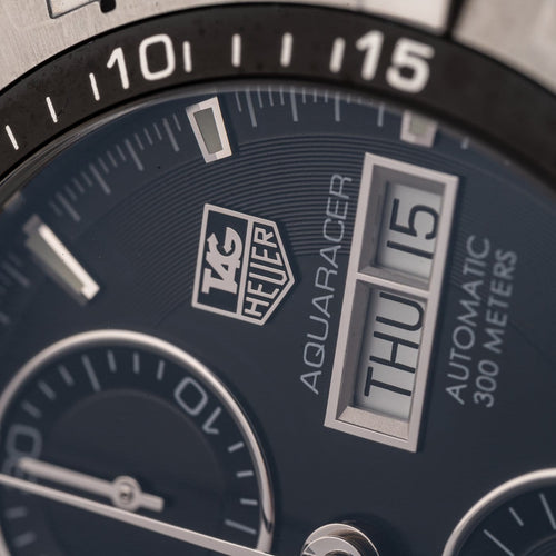 Montre TAG Heuer - Montre Aquaracer chronographe automatique en acier, 44 mm 58 Facettes TOT-12013