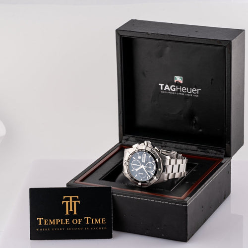 Montre TAG Heuer - Montre Aquaracer chronographe automatique en acier, 44 mm 58 Facettes TOT-12013