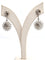 Boucles d'oreilles Étoiles des neiges - Boucles d’oreilles pendantes en or blanc et diamants naturels 58 Facettes 91089