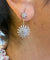 Boucles d'oreilles Étoiles des neiges - Boucles d’oreilles pendantes en or blanc et diamants naturels 58 Facettes 91089