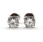 Boucles d'oreilles Cartier - Boucles d’oreilles puces « Monture » en or blanc 18k et diamants 58 Facettes BOP/260091
