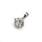 Pendentif Pendentif en or blanc 18k avec diamant naturel de 1,02 ct 58 Facettes BOR/260356