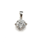 Pendentif Pendentif en or blanc 18k avec diamant naturel de 1,02 ct 58 Facettes BOR/260356