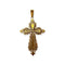 Pendentif Pendentif croix en or jaune 750 58 Facettes 330104388