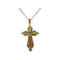 Pendentif Pendentif croix en or jaune 750 58 Facettes 330104388