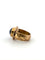 Bague 52 Bague vintage Œil tibétain en or 18 kt avec agate noire 58 Facettes 610/26 A SHD