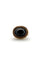 Bague 52 Bague vintage Œil tibétain en or 18 kt avec agate noire 58 Facettes 610/26 A SHD