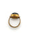 Bague 52 Bague vintage Œil tibétain en or 18 kt avec agate noire 58 Facettes 610/26 A SHD